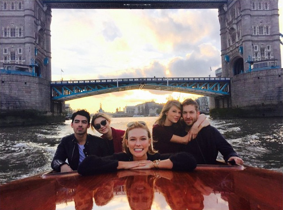 Taylor Swift curte passeio romântico com Calvin Harris