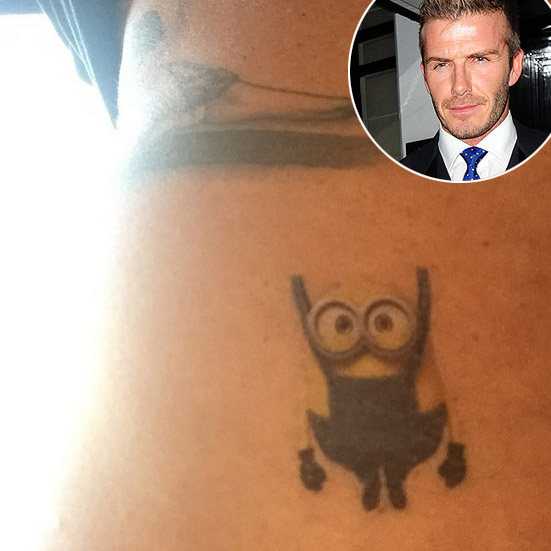 David Beckham faz tatuagem em homenagem à filha