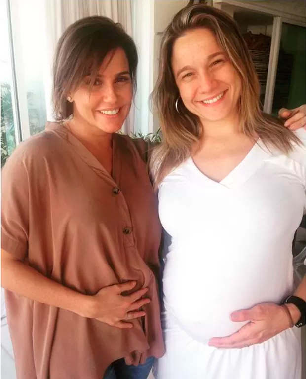 Deborah Secco e Fernanda Gentil batem papo sobre gestação