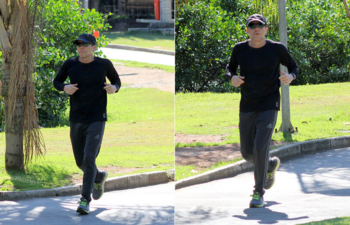 Tony Bellotto corre na Lagoa Rodrigo de Freitas