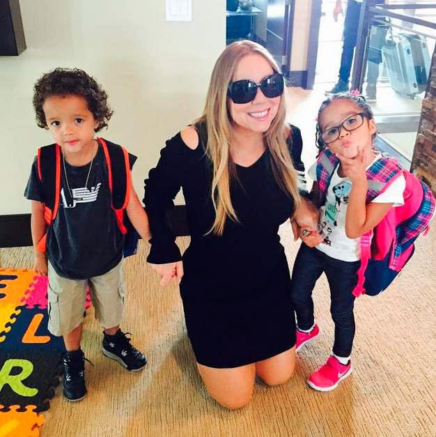  Filhos de Mariah Carey vão para a escola pela primeira vez 