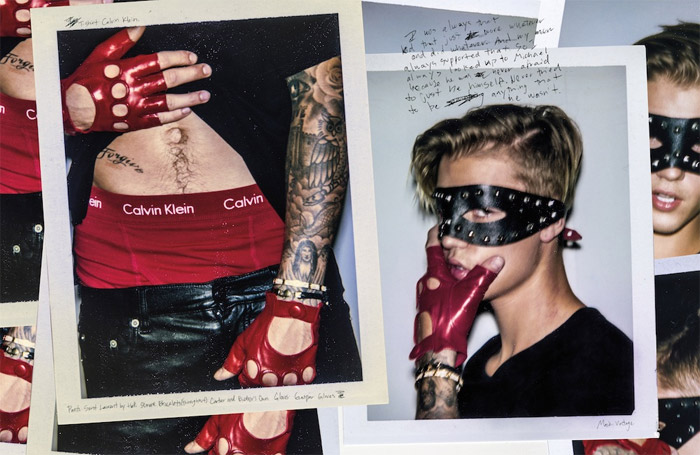 Justin Bieber faz ensaio ousado para a revista Interview