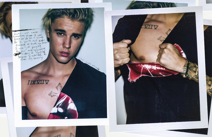 Justin Bieber faz ensaio ousado para a revista Interview