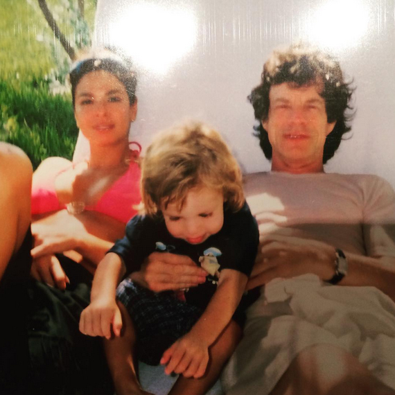 Luciana Gimenez usa foto antiga para parabenizar Mick Jagger