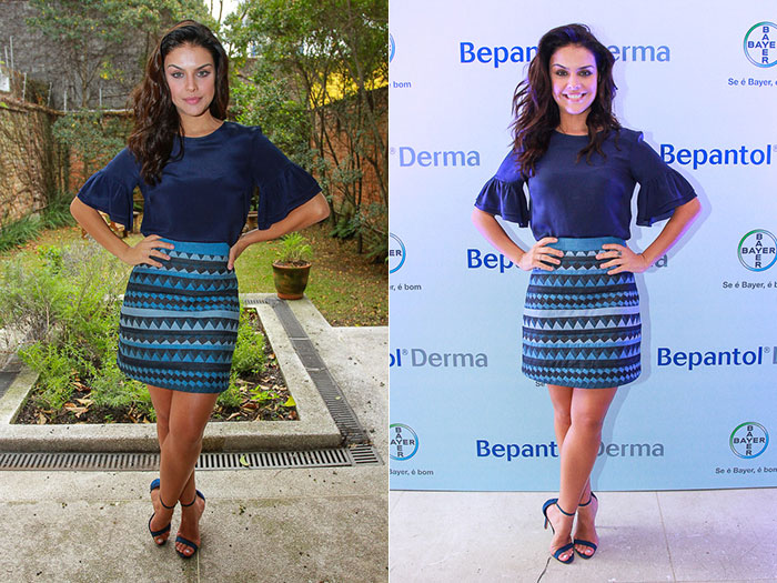 Paloma Bernardi aposta em look arrasador