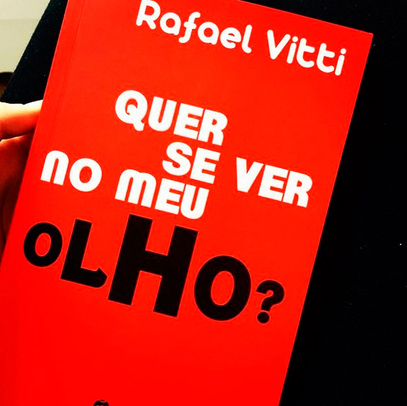  Livro de Rafael Vitti tem 'orelha' escrita por Léo Jaime