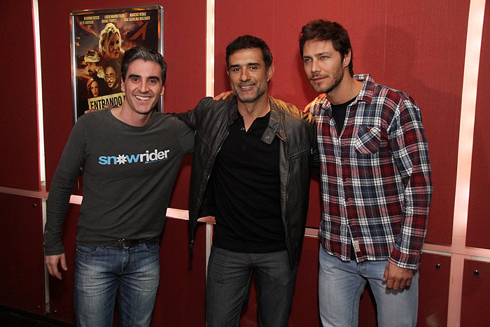 Marcelo Laham, Marcos Pasquim e André Bankoff