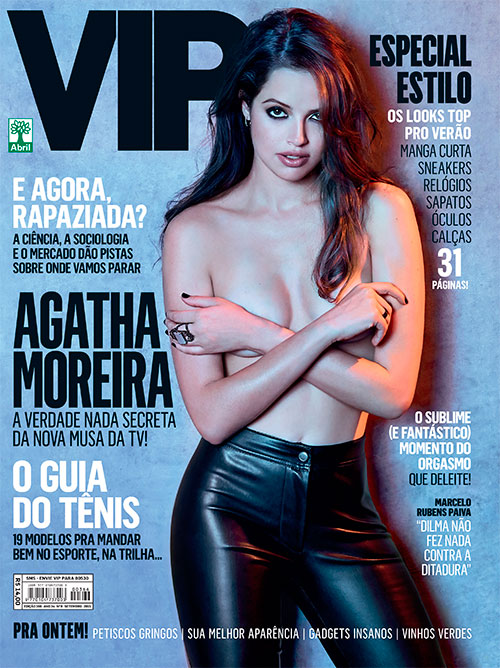 Agatha Moreira é pura sensualidade em revista