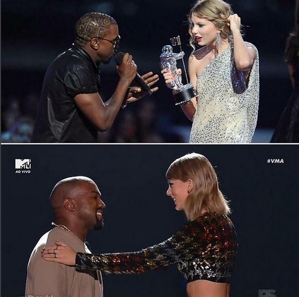 Depois de 6 anos, Taylor Swift entrega prêmio a Kanye West