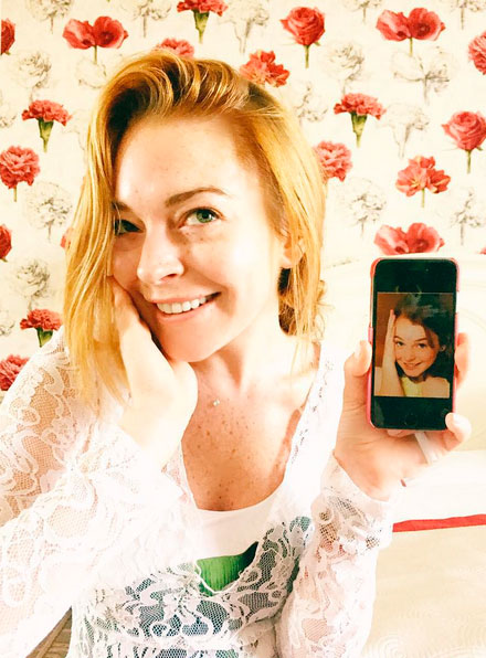 Lindsay Lohan posta foto ‘antes e depois’