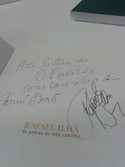 Rafael Ilha lança biografia em São Paulo