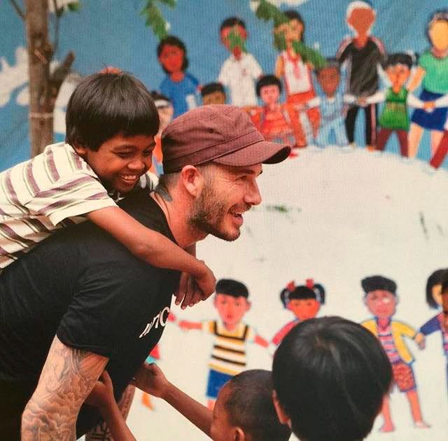 David Beckham mostra seu apoio à UNICEF