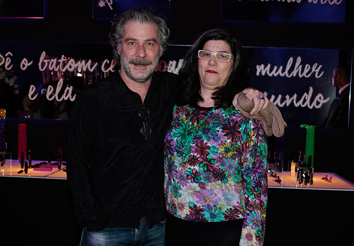 Leopoldo Pacheco e a esposa, Bel Gomes, com quem vive há 34 anos 