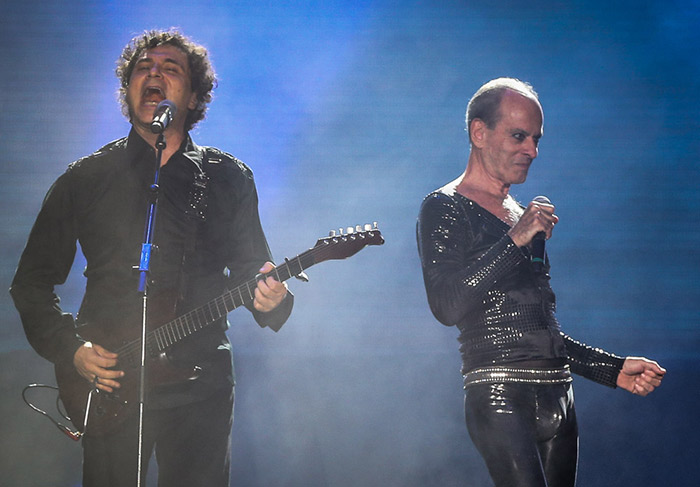 Frejat e Ney Matogrosso no Rock in Rio