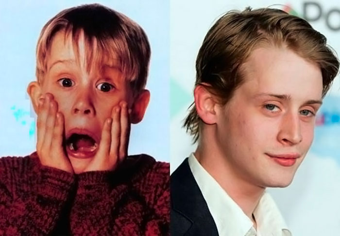 Macaulay Culkin o amado garotinho de Esqueceram de Mim foi um dos casos mais chocantes de Hollywood. Após o estrelato e a fama, o ator se afundou na dependência química e foi fotografado com uma aparência assustadora. O problema de Macauley era com heroína, uma droga bem pesada, além de outros medicamentos tarja preta. Recentemente, ele andou circulando com uma aparência mais saudável.