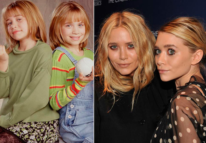 Mary Kate Olsen, irmã gêmea de Ashley Olsen, ficou conhecida após sua atuação no seriado Três é Demais e, depois que cresceu, chegou a se envolver em várias polêmicas. Em sua biografia, ela admitiu o uso de drogas e também lutou contra a anorexia, chegando a ser internada para se tratar. 