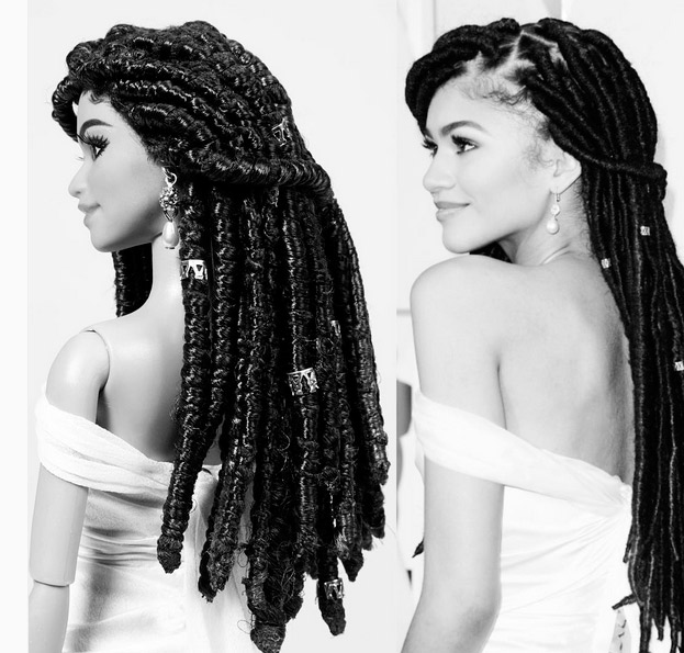  Depois de polêmica, Zendaya ganha versão Barbie com dreads