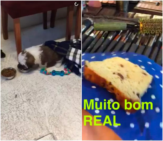 Bruna Marquezine leva novo cachorrinho para sessão de fotos