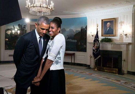 Obama posta foto ao comemorar 23 anos de casado
