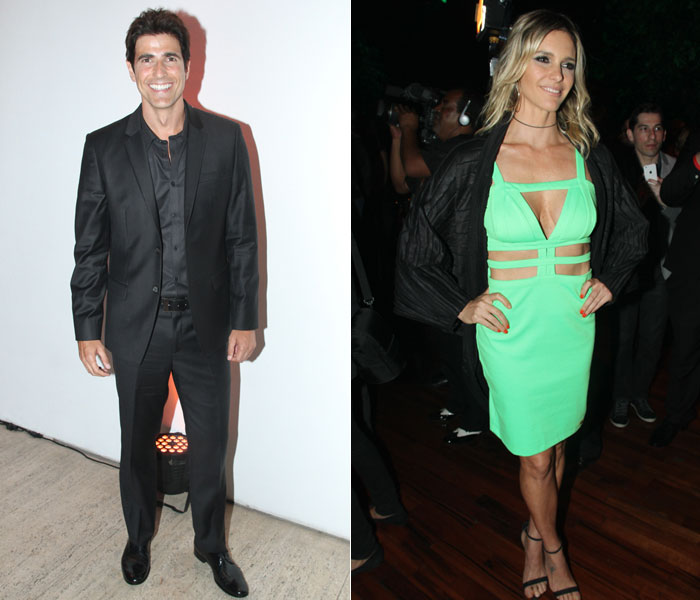 Fernanda Lima e Gianecchini chamam atenção em evento