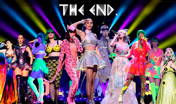 Katy Perry faz último show de sua turnê mundial