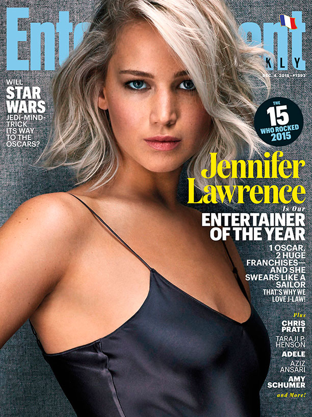 Jennifer Lawrence é eleita artista de entretenimento do ano,