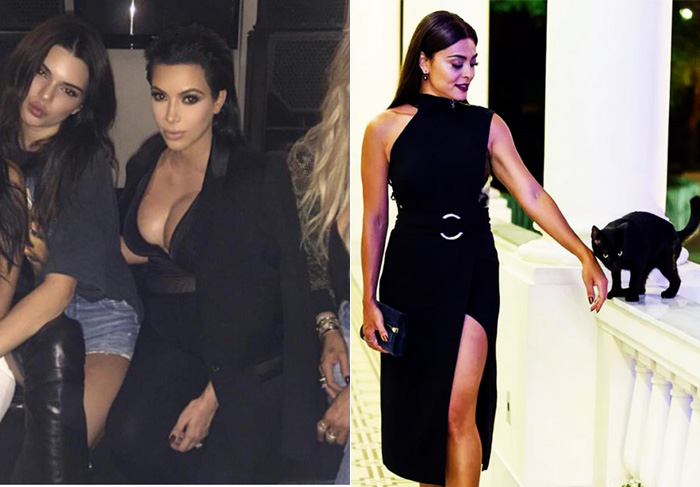Kim Kardashian sempre está apostando nos looks de cor uniforme e não está sendo diferente com Carolina. O preto, a famosa cor que combina com tudo, está sempre presente nos looks da personagem de Juliana Paes, ainda mais quando o vestido valoriza o corpo curvilíneo.