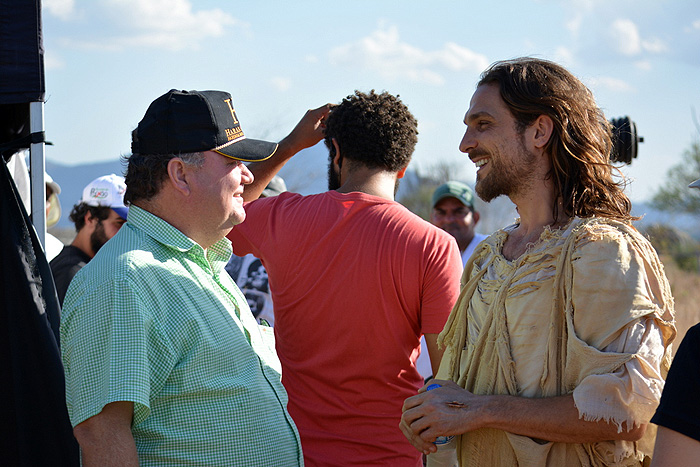 Nos bastidores, Igor, como sempre, esbanjou simpatia