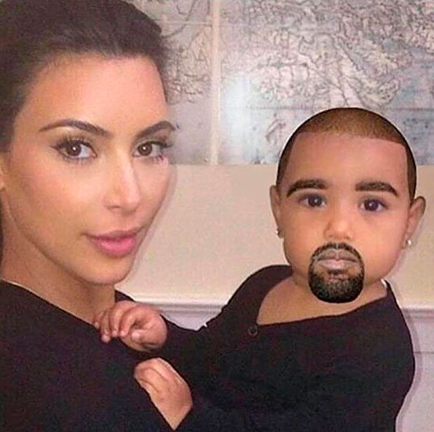 Kim Kardashian e Kanye West viram memes divertidos. Entenda!