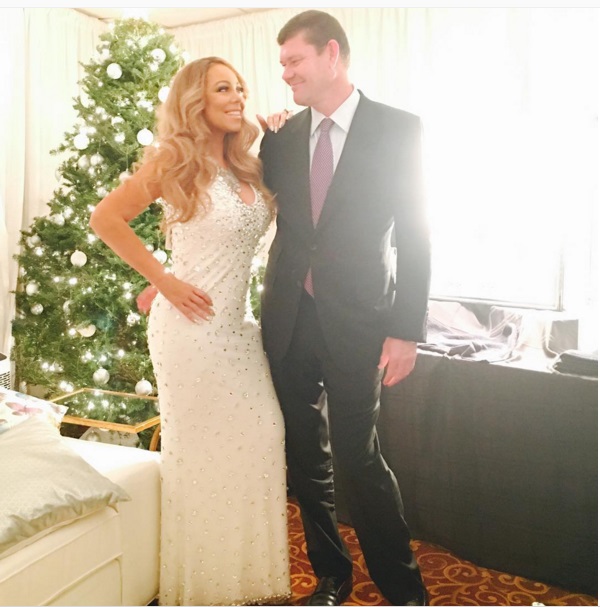 Mariah Carey posta foto com namorado