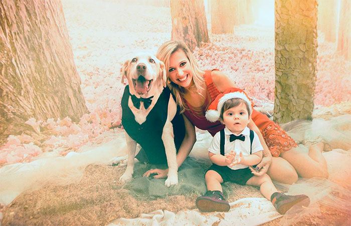 Luísa Mell aposta em foto em família para celebrar o Natal