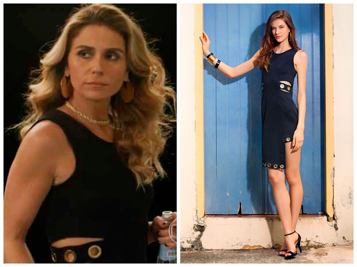 O queridinho de novembro foi o vestido preto da Atena (Giovanna Antonelli), de A Regra do Jogo. A peça é da Tigresse. Preço: R$ 990. Informações: (11) 3062-2609/(19) 3131 4646/(21) 3322-4744 