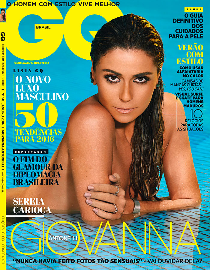  Giovanna Antonelli aparece nua em revista