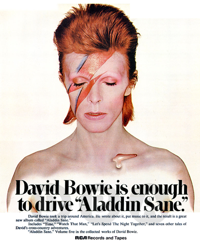 David Bowie lança Aladdin Sane (1973)