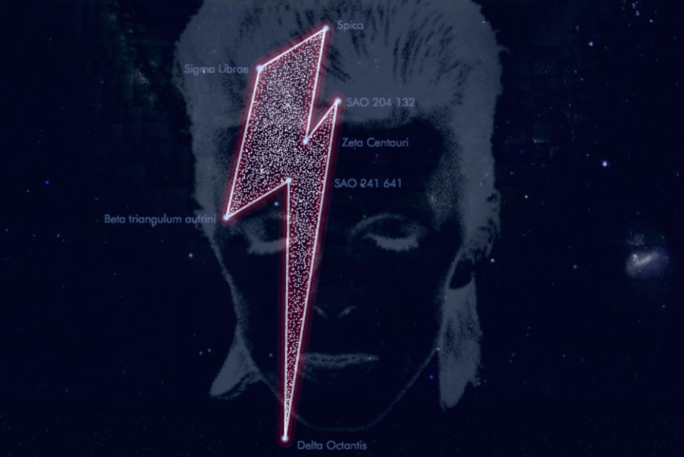  David Bowie é homenageado com sua própria constelação