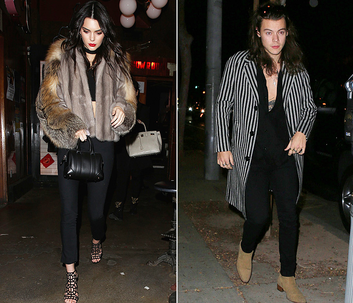 Kendall Jenner e Harry Styles curtem balada com Kris Jenner 