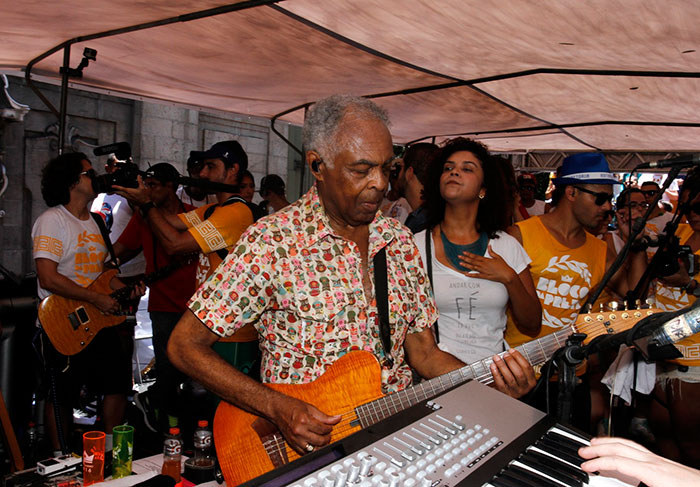 Gilberto Gil no Bloco da Preta