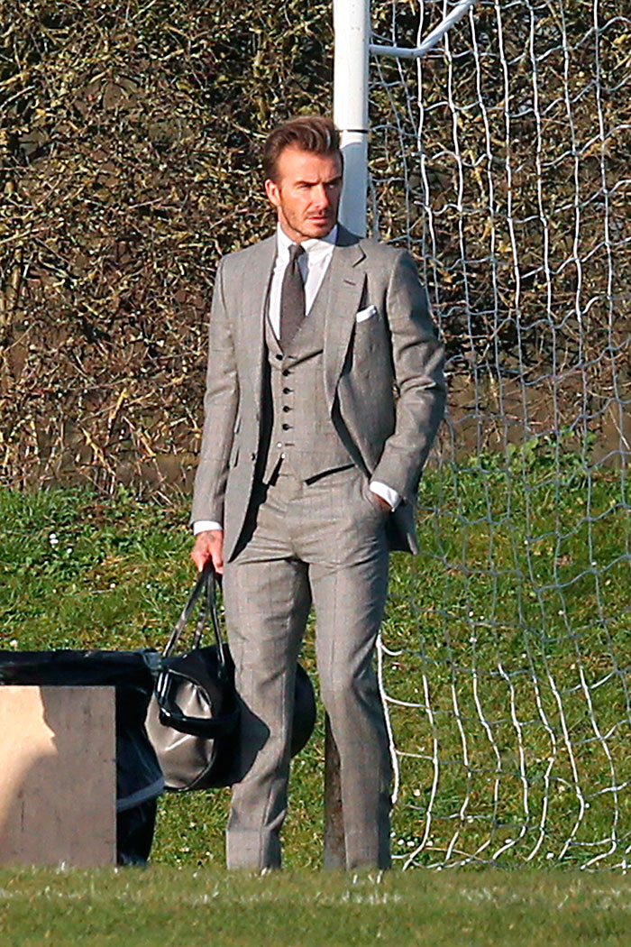 David Beckham esbanja elegância em ensaio para a Adidas