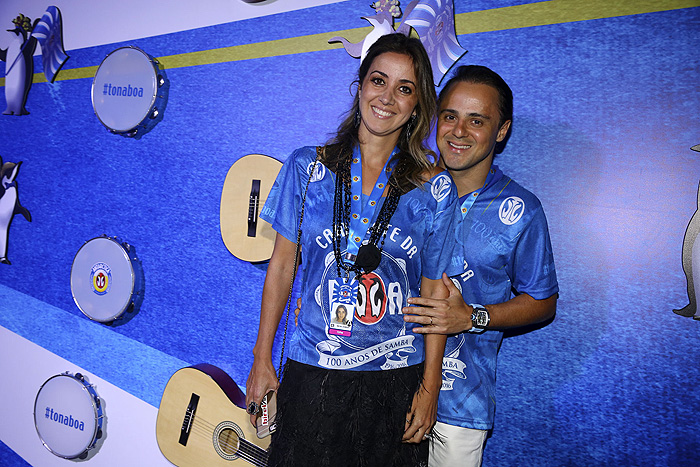 Felipe Massa e esposa