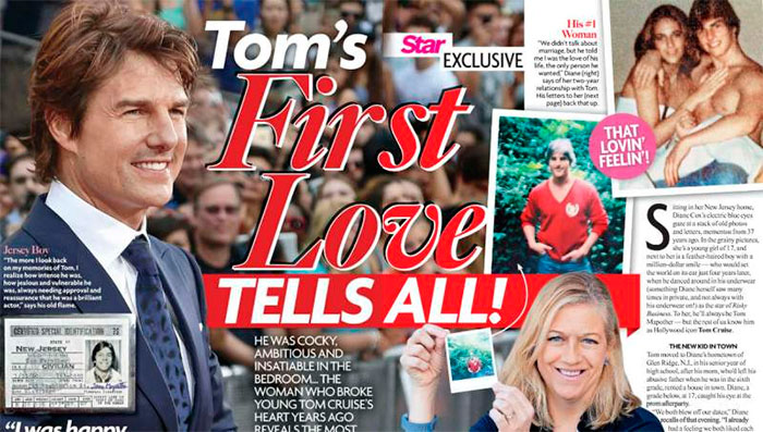  Primeiro amor de Tom Cruise faz grandes revelações sobre ele 