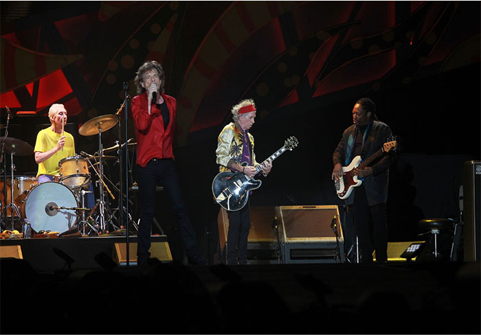 Além dos fãs, todo o talento dos Rolling Stones foi conferido por vários famosos, que aproveitaram uma folguinha para ir direto ao Maracanã