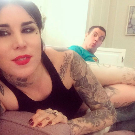 Kat Von D ficou noiva de Steve-O