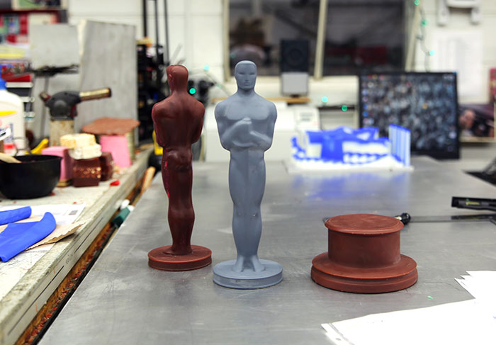 Processo de fabricação da estatueta do Oscar