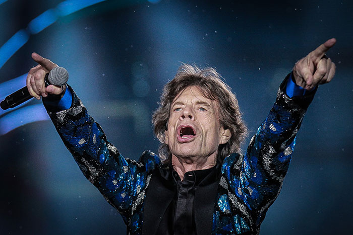 Mick Jagger arrebentando no palco do Morumbi