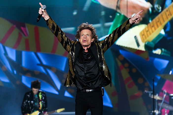 Lucas Jagger e Gimenez assistem 2° show dos Rolling Stones