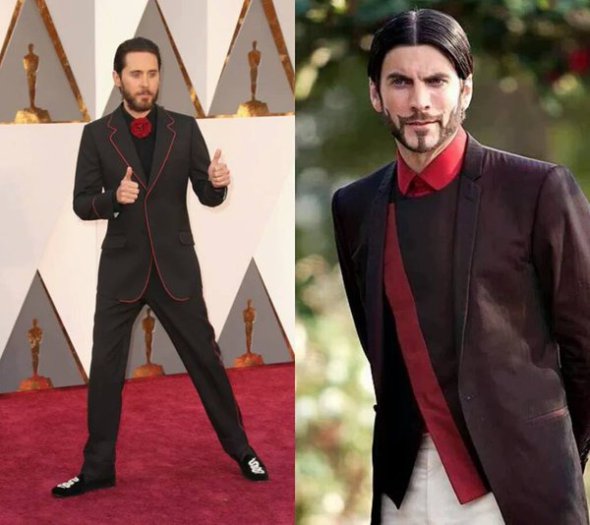 Jared Leto foi comparado e Seneca Crane, de Jogos Vorazes, personagem de Wes Bentley