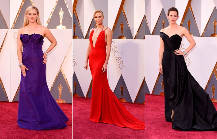 Veja os looks das estrelas no tapete vermelho do Oscar