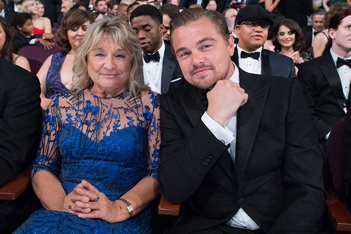 Leonardo DiCaprio e sua mãe, Irmelin Indenbirken 