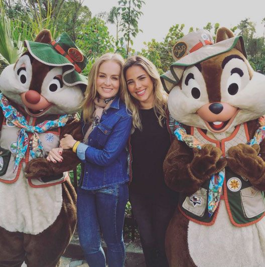 Angélica e Wanessa Camargo curtem a Disney juntas