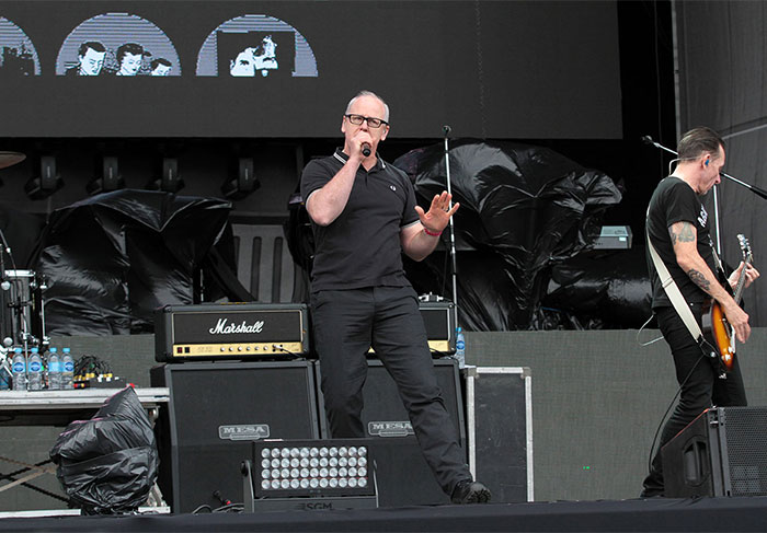 A famosa banda Bad Religion foi uma das primeiras atrações do Lollapalooza